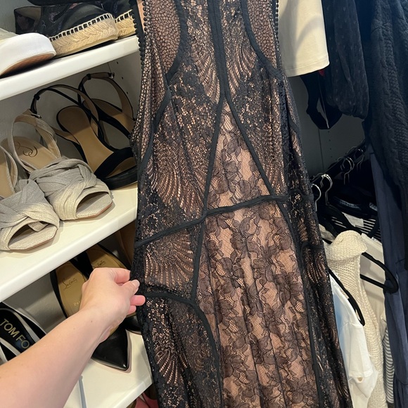By Anthropologie Black Lace Dress - Picture 3 of 9